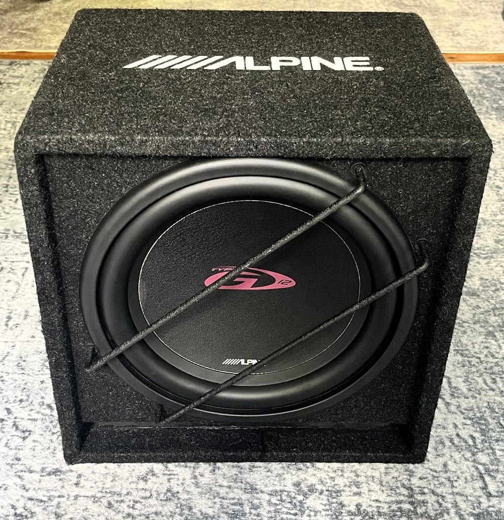 Subwoofer ALPINE 30 cm - 250W RMS / 800W, Autos : Divers, Haut-parleurs voiture, Enlèvement, Utilisé