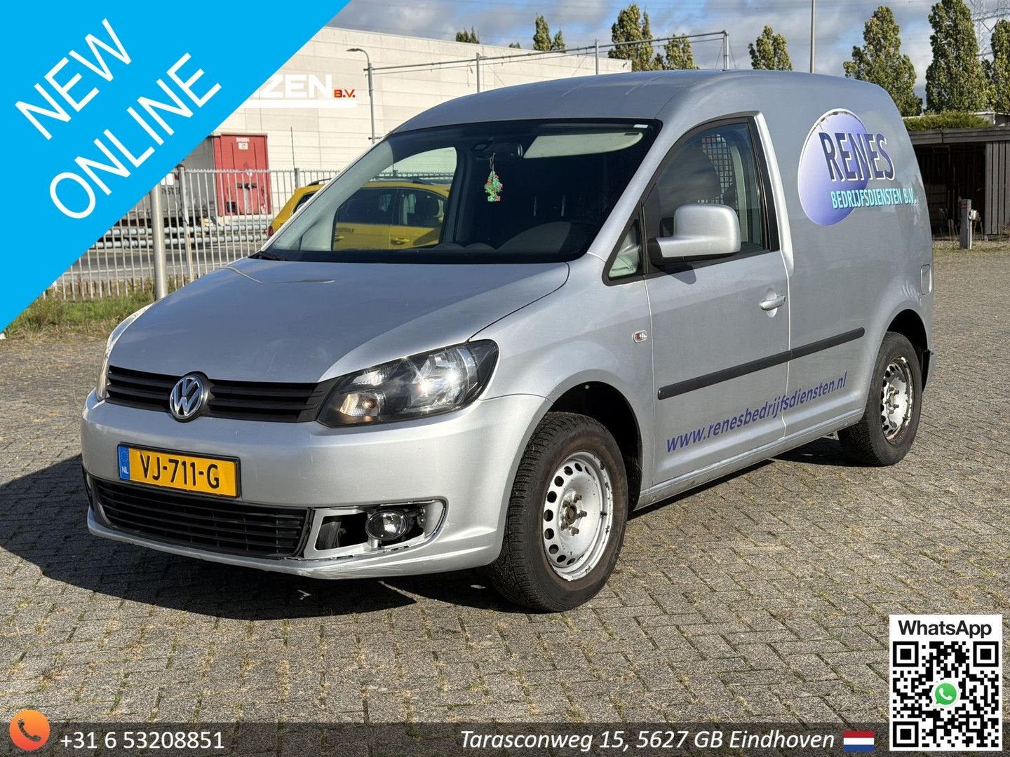 Volkswagen Caddy 1.6 TDI | € 2.950,- NETTO! | Navi | Airco |, Argent ou Gris, Achat, Entreprise, Boîte manuelle