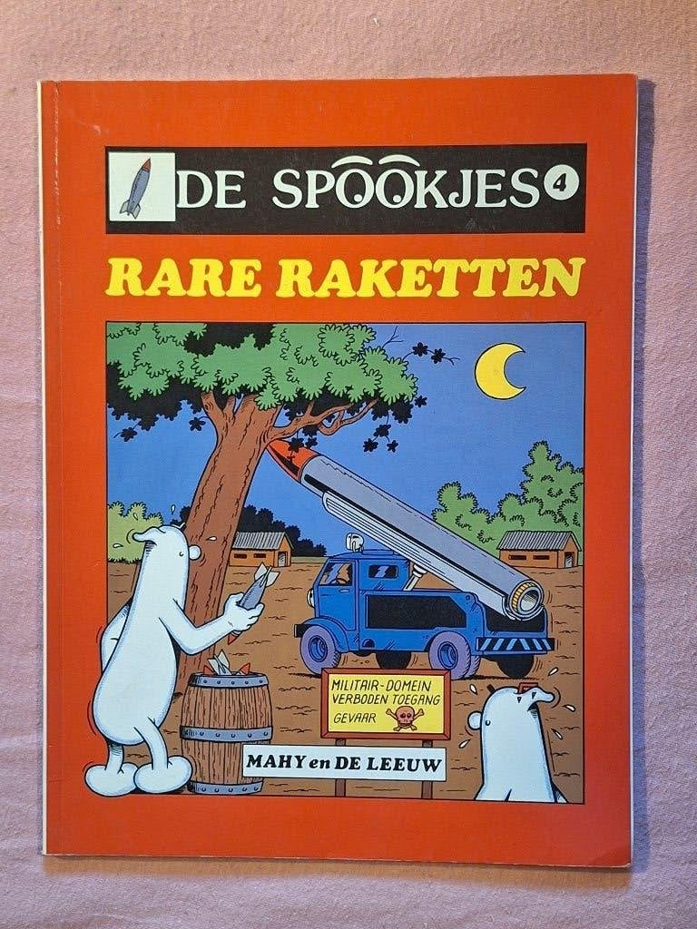 de spookjes 4: rare raketten, Boeken, Eén stripboek, Ophalen of Verzenden, Gelezen