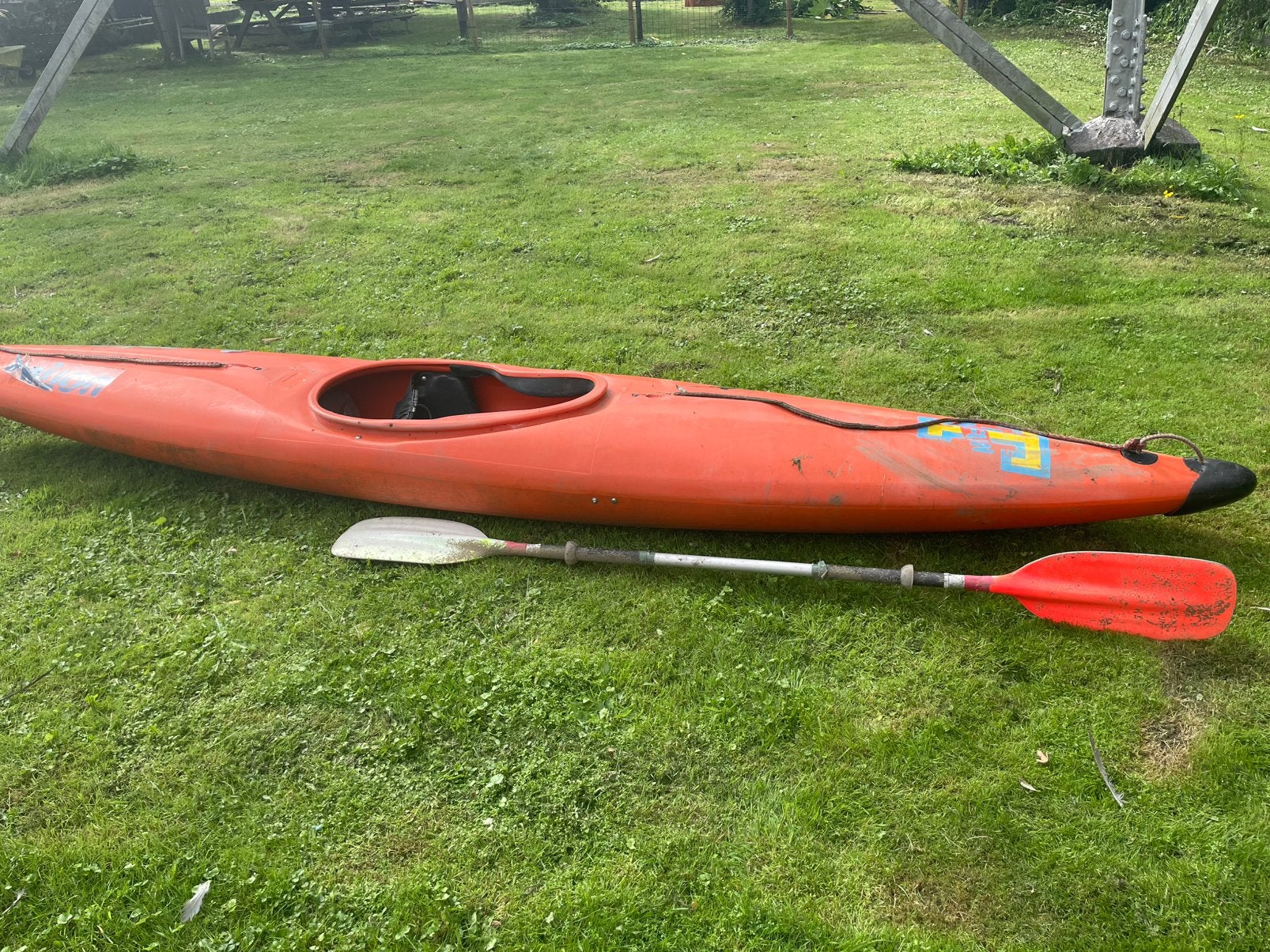 1persoonskajak, Watersport en Boten, Ophalen, Zo goed als nieuw