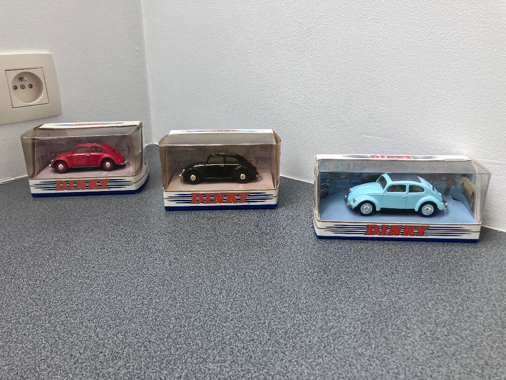 3 stuks matchbox dinky collection vw kever, Ophalen of Verzenden, Nieuw, Auto, Matchbox