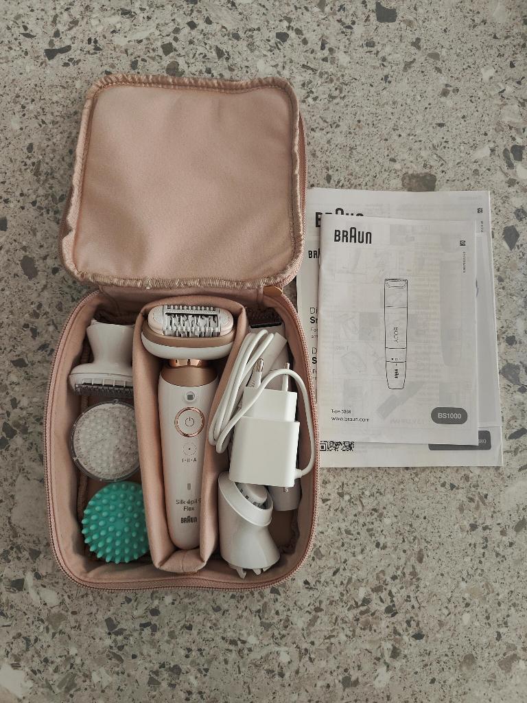 Braun Silk·épil 9 Flex SkinSpa, Ophalen of Verzenden, Nieuw, Scheren en Epileren