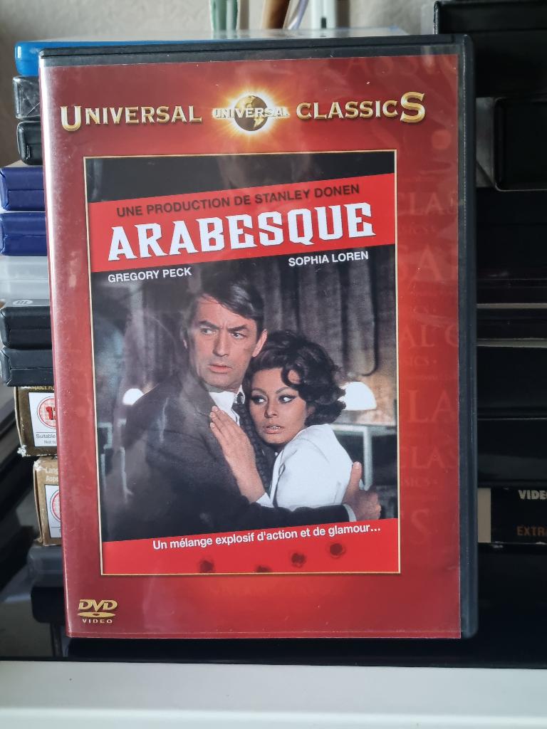 Arabesque, Gregory Peck, Sophia Loren,, Cd's en Dvd's, Dvd's | Klassiekers, Ophalen of Verzenden