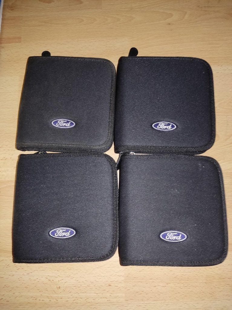 Ford CD-opbergmappen met rits 4x, Ophalen of Verzenden, Nieuw, Ford