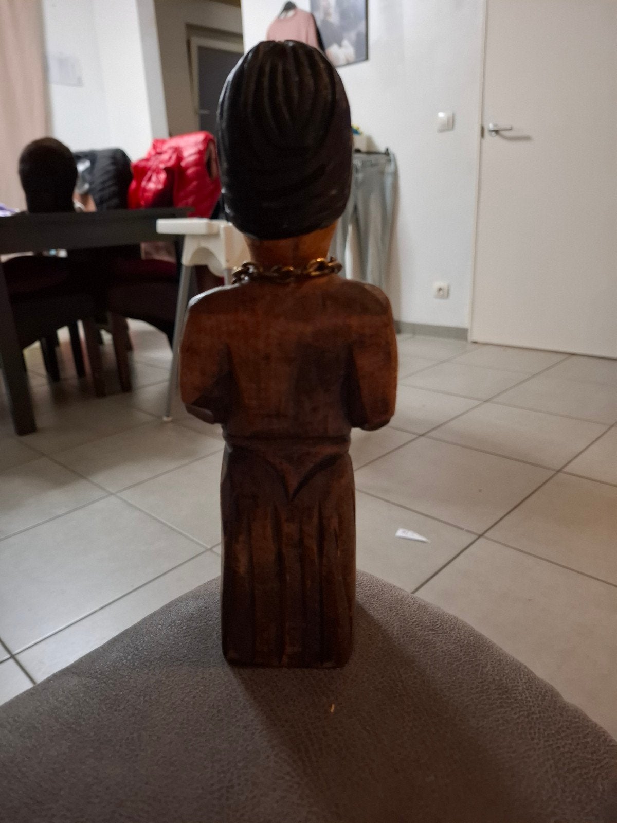 afrikaans beeldje, Antiek en Kunst, Ophalen of Verzenden, Hout, Beeld