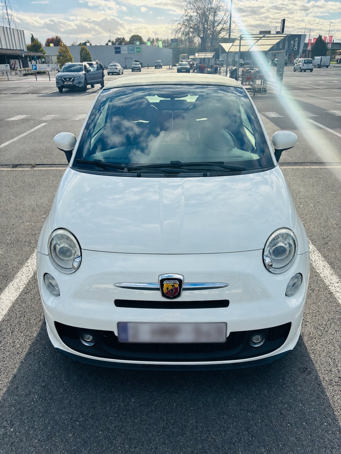 Abarth 500C 1.4 Turbo Automaat – Cabrio – Sportstoelen, Autos, Euro 5, Achat, Carnet d'entretien, 5 places