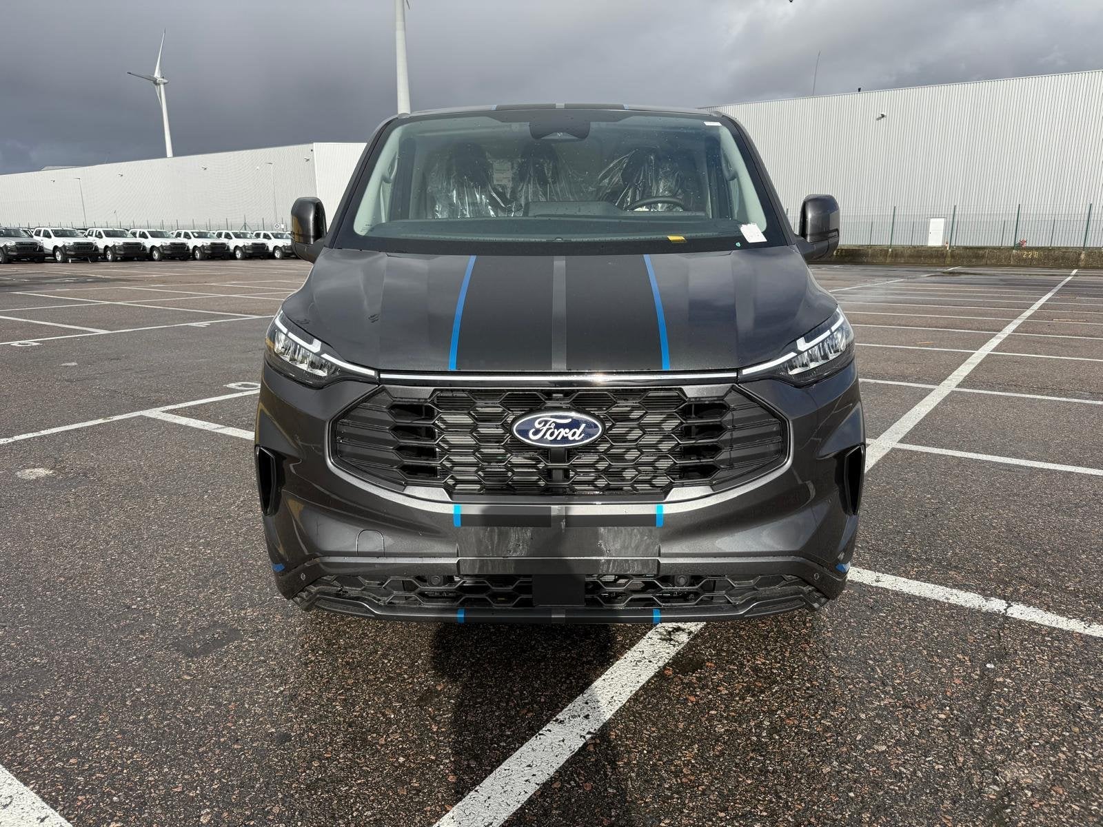 Ford Transit Custom SPORT 320 2.0 TDCI L2H1 NIEUW 5 jaar fab, Autos, Argent ou Gris, Achat, Euro 6, Entreprise