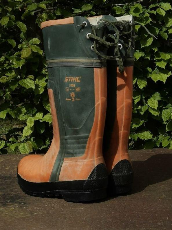 Stihl veiligheidslaarzen maat 43 klasse 3, Ophalen, Gebruikt