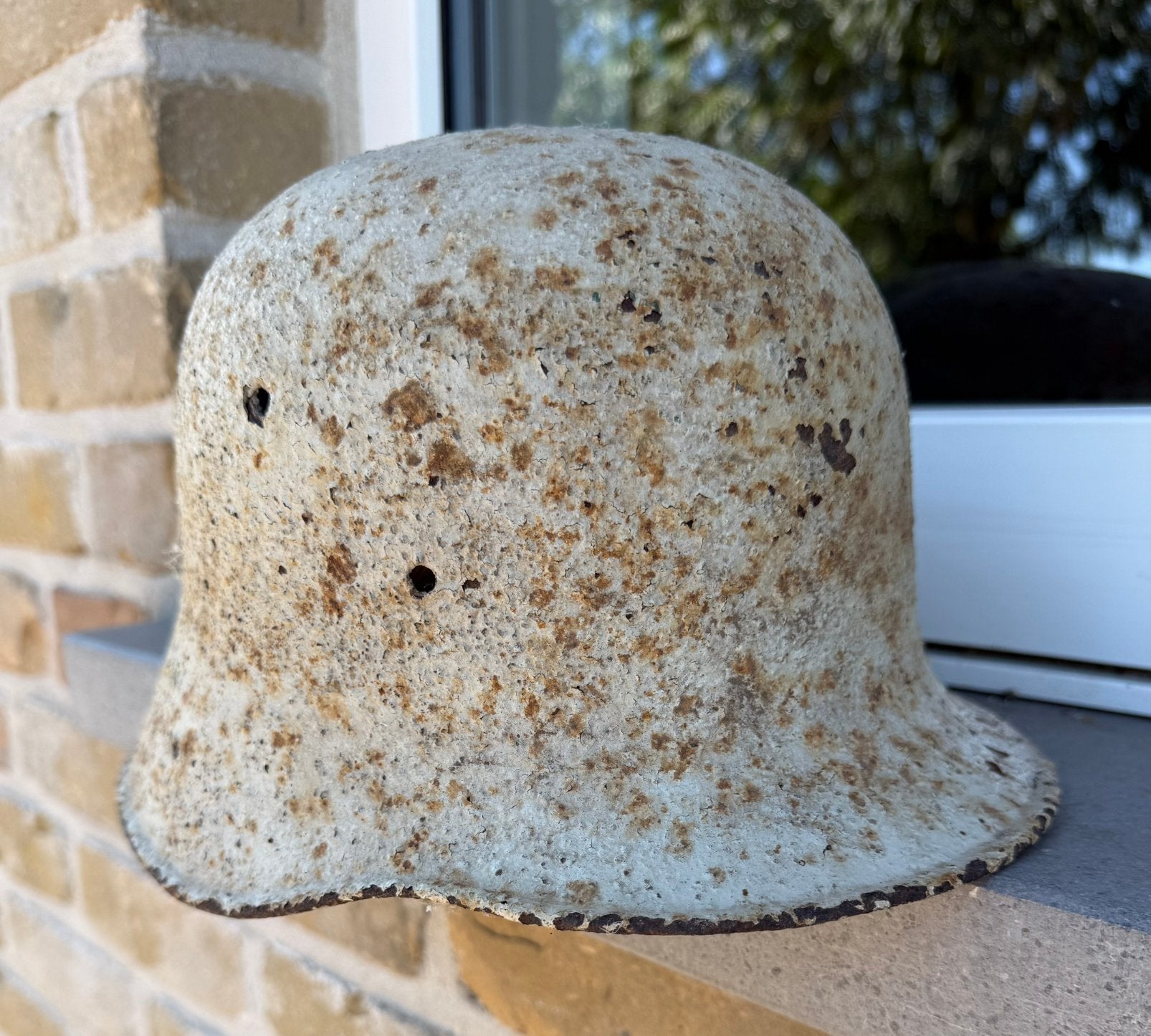 Duitse Stahlhelm wintercamo, Verzamelen, Ophalen of Verzenden