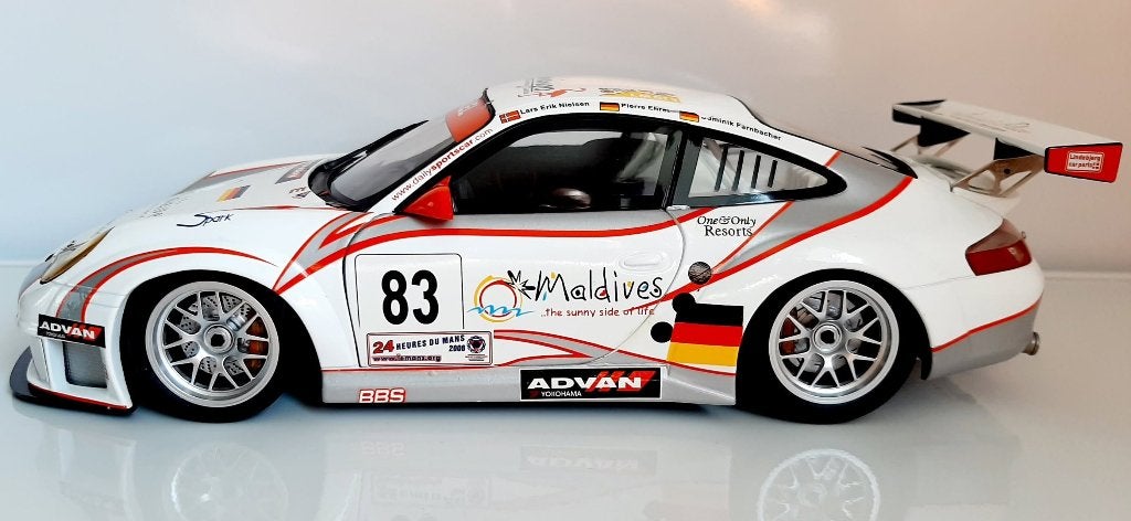 1/18 porsche 911 996 GT3 RSR 24hrs Le Mans 2006 Minichamps, Ophalen of Verzenden, Nieuw, Auto, MiniChamps