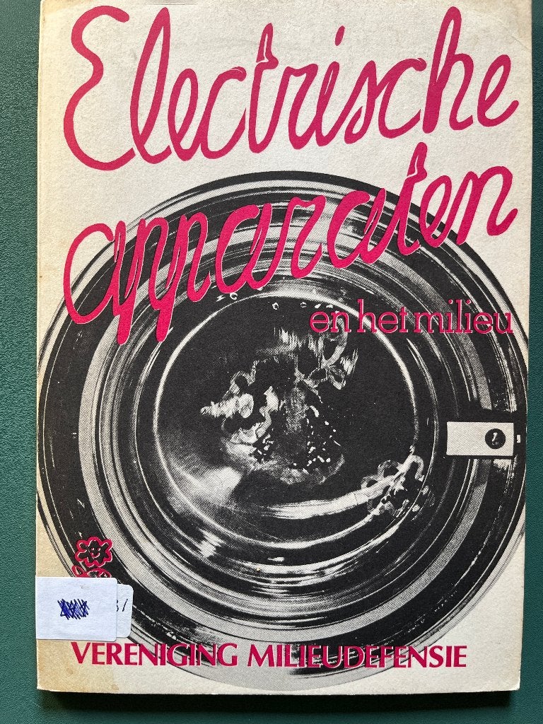 Electrische apparaten en het milieu, Livres, Nature, Enlèvement ou Envoi, Utilisé, Nature en général