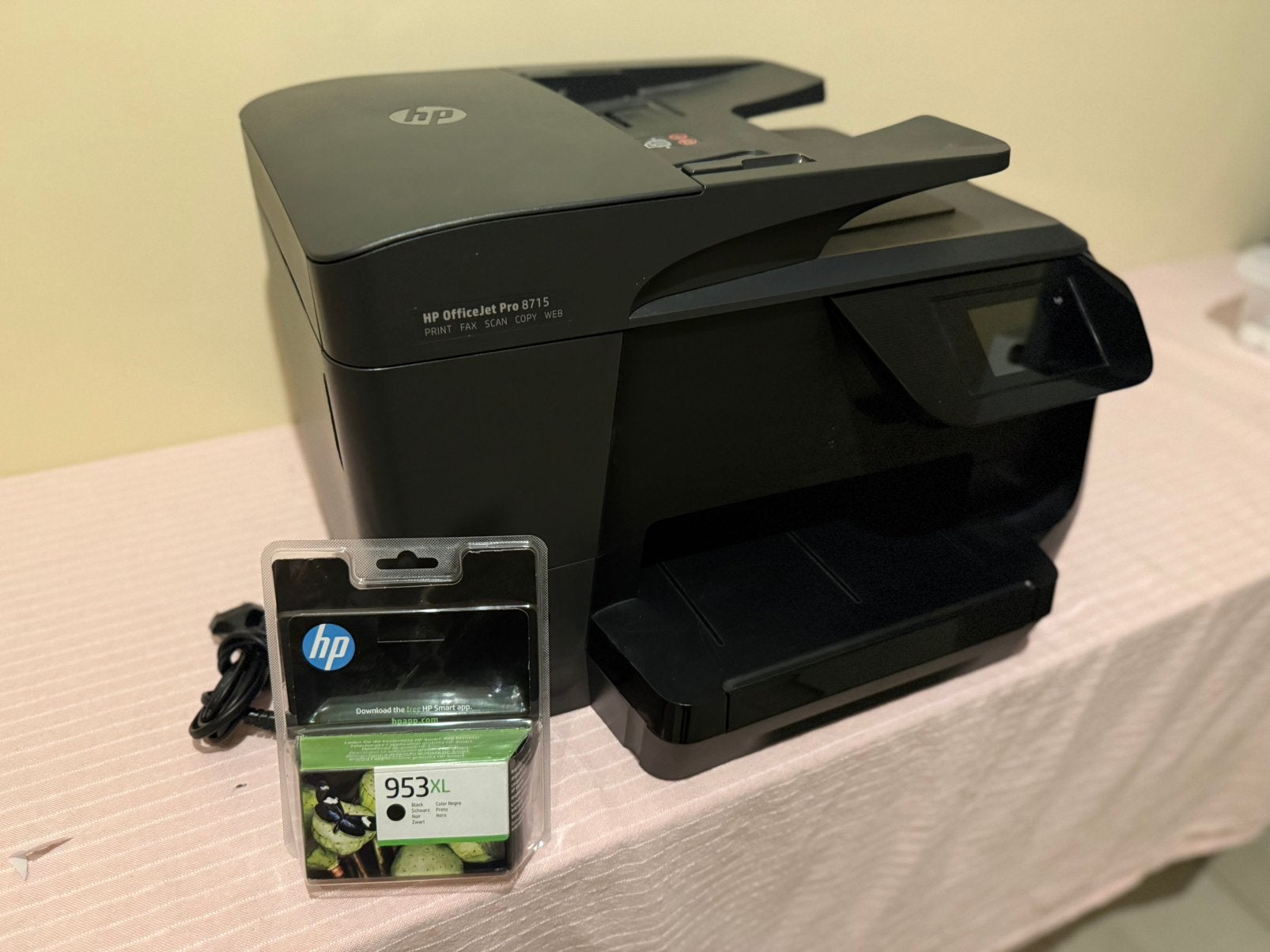 ️ HP OfficeJet Pro 8715–All-in-One + nieuwe originele 953XL, Computers en Software, Ophalen of Verzenden, Zo goed als nieuw, Scannen
