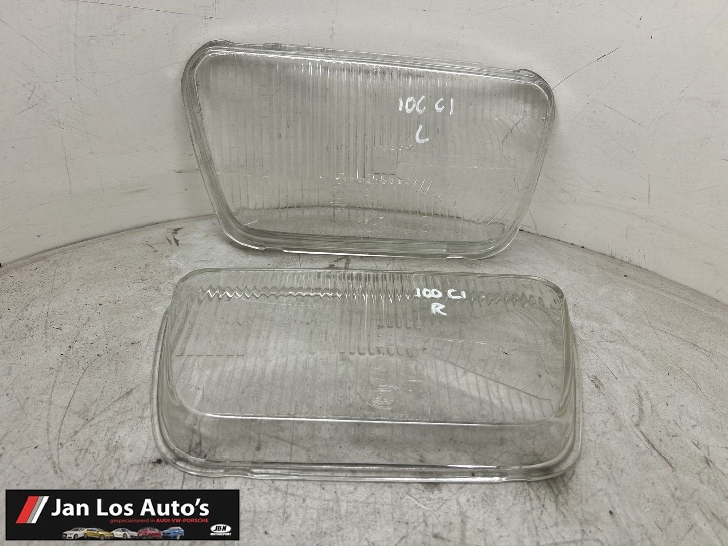 Audi 100 C1 koplampglazen l+r koplampglas NOS, Gebruikt, -, -, -