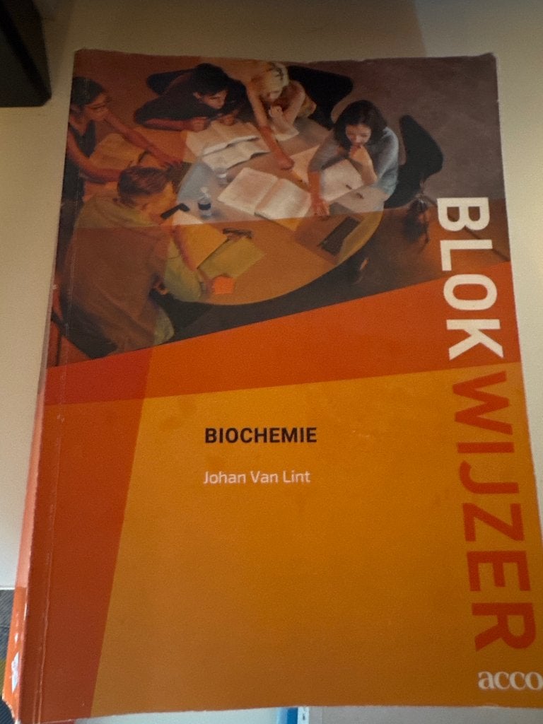 Biochemie blokwijzer 1e jaar biomedische wetenschappen, Boeken, Ophalen of Verzenden, Gelezen
