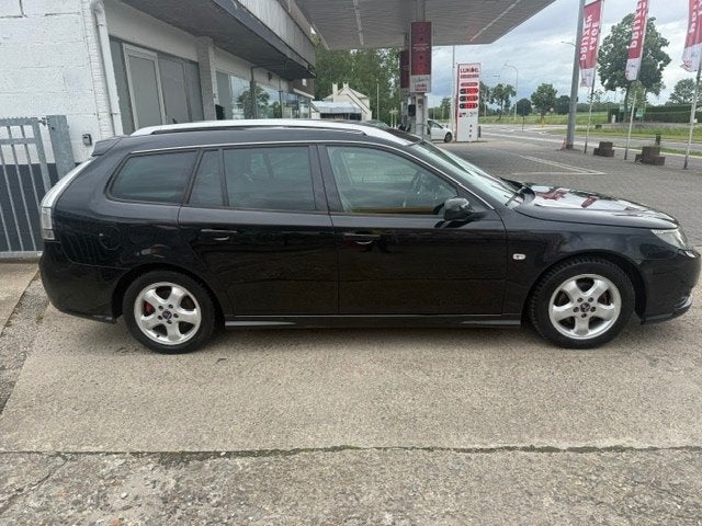 Saab 93 Diesel Station Leer Airco Xenon! Reeds Gekeurd!, Euro 5, Zwart, 4 cilinders, Leder