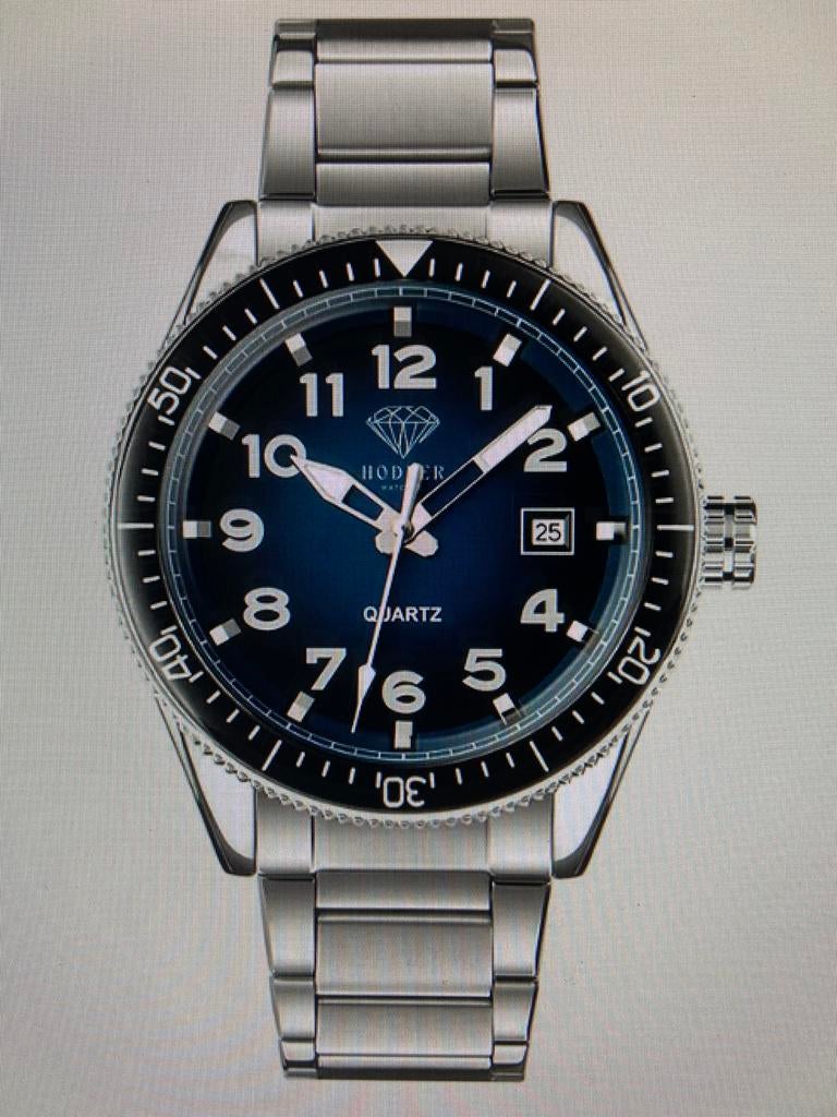 NEW HORLOGE HODLER BEX BLUE, Overige merken, Staal, Staal, Polshorloge