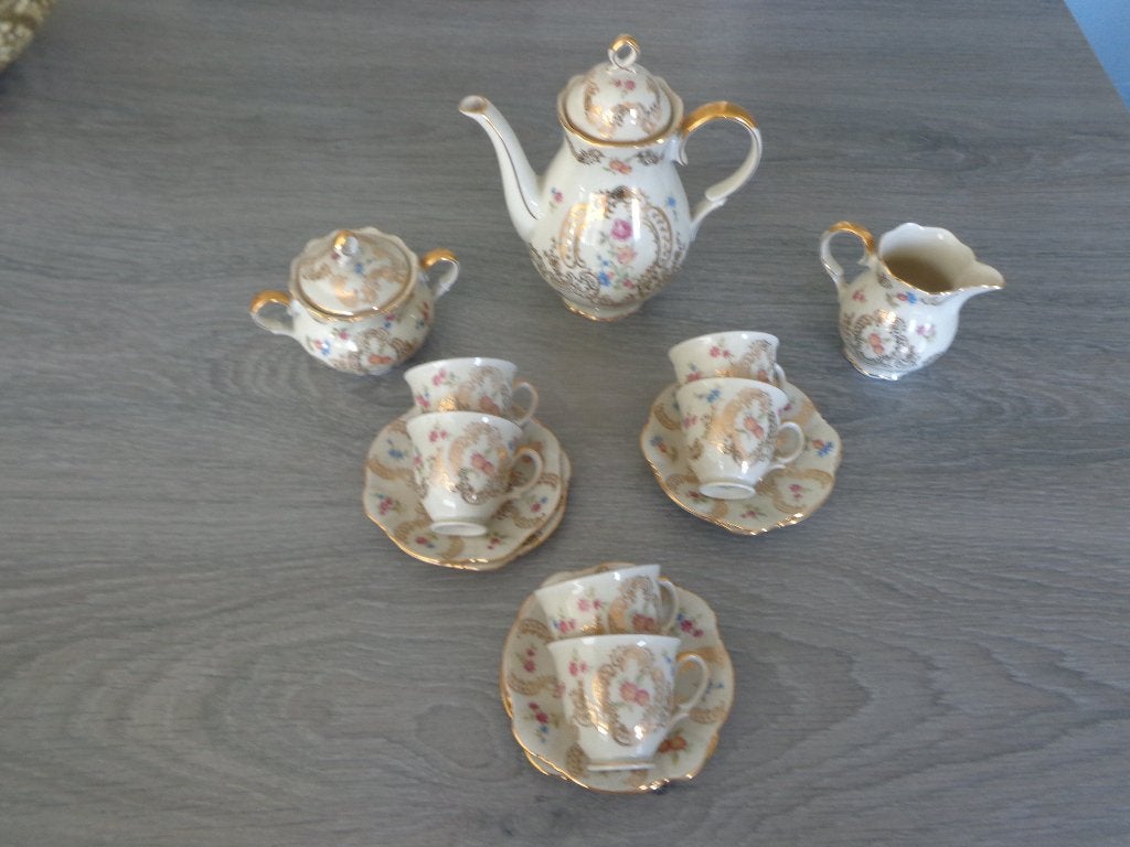 vintage servies  zeh scherzer  bavaria germany, Ophalen of Verzenden