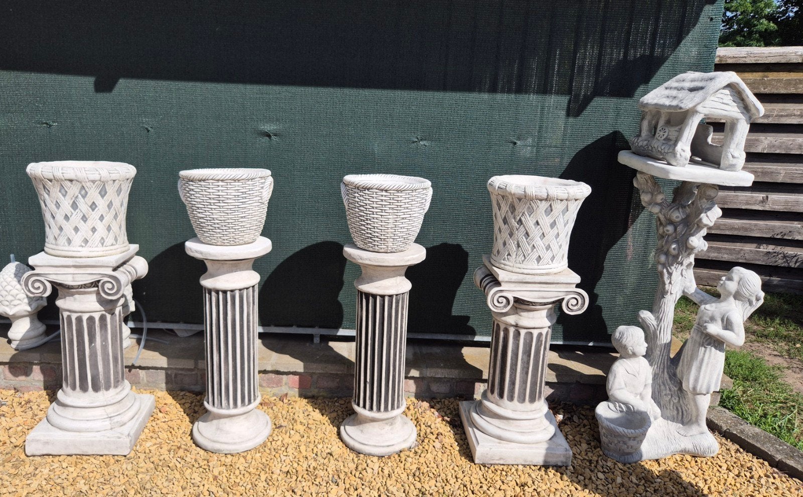 betonnen zuilen en bloempotten, Tuin en Terras, Ophalen, Nieuw, Beton, Overige typen