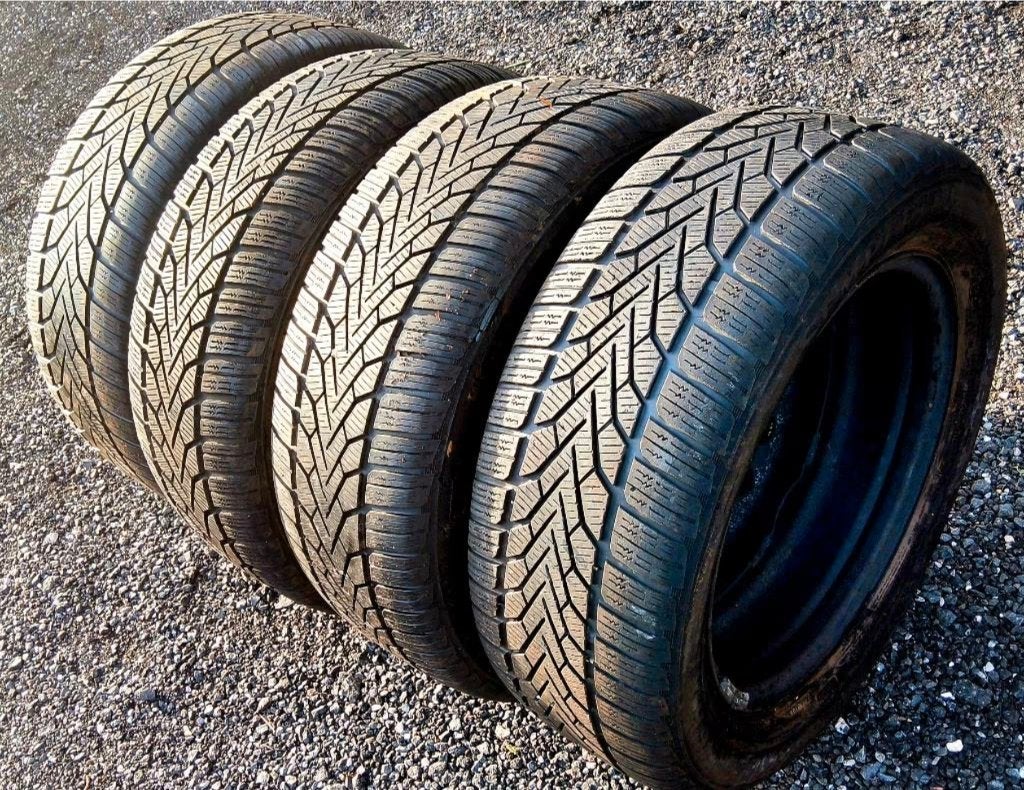 Pneus hiver 215/55-16 pour Seat, VW et Skoda, Pneus et Jantes, 16 pouces, Enlèvement, Utilisé