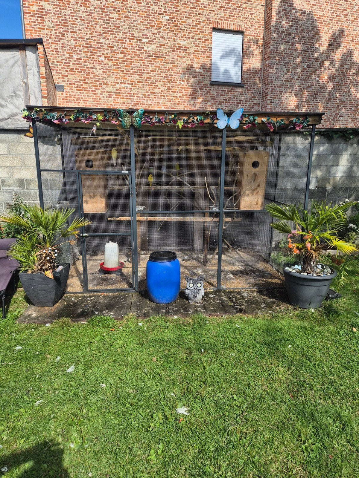 aluminium voliere 3x2m, Animaux & Accessoires, Enlèvement, Utilisé, Aluminium, Volière