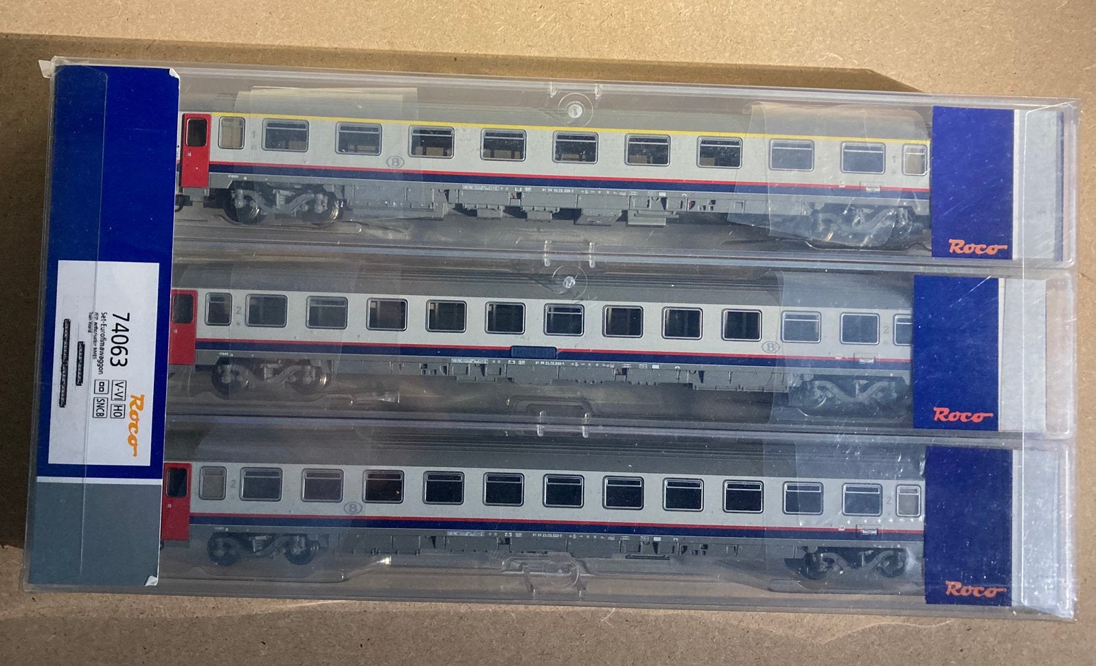 ROCO 74063 SNCB NMBS 3xI6 A+B memling new look, Hobby & Loisirs créatifs, Trains miniatures | HO, Enlèvement ou Envoi, Comme neuf