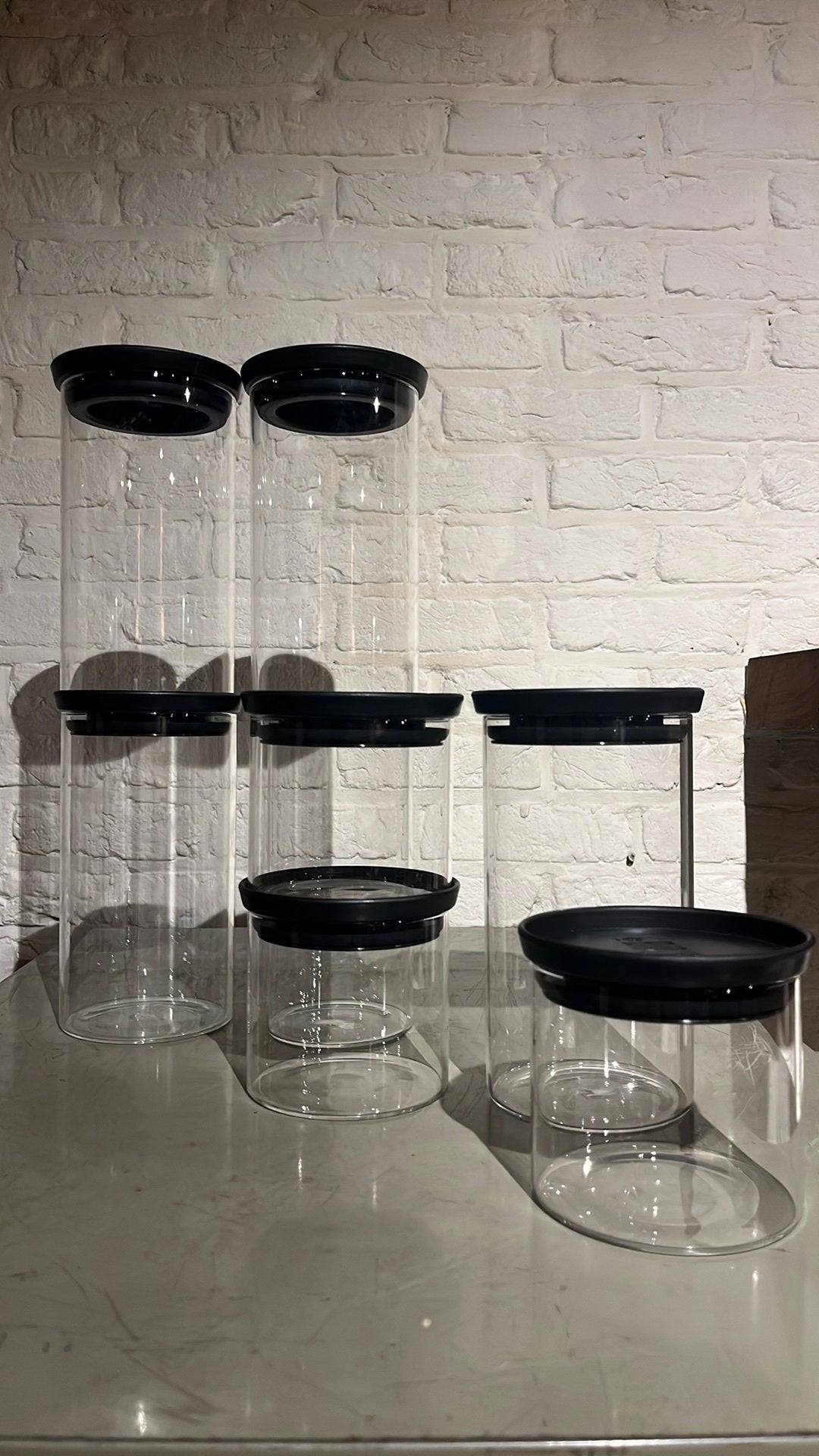 Voorraadpot bialetti, Ophalen, Glas, Zo goed als nieuw, Voorraadpot
