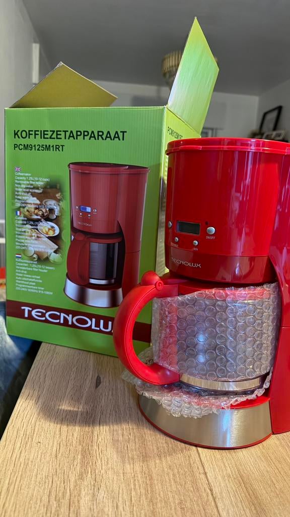 Cafetière tecnolux, Elektronische apparatuur, Ophalen of Verzenden, Zo goed als nieuw, Koffiemachine