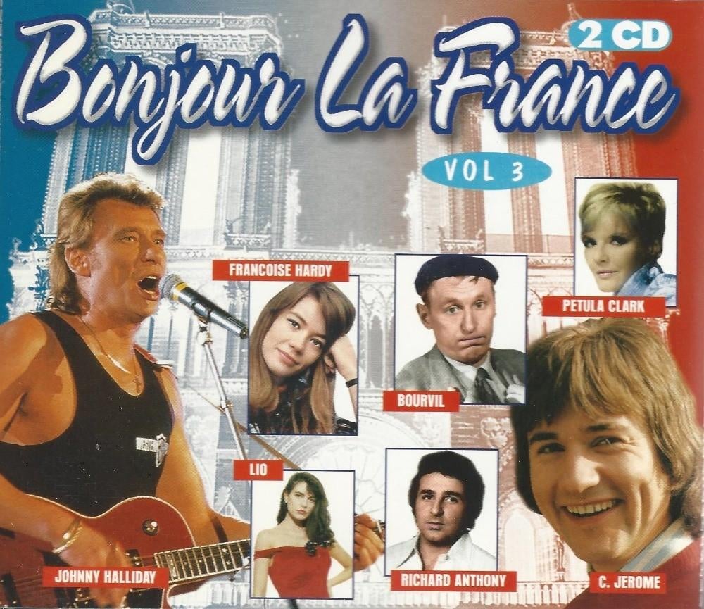 2CD-BOX * BONJOUR LA FRANCE - Vol. 3, Cd's en Dvd's, Ophalen of Verzenden, Zo goed als nieuw