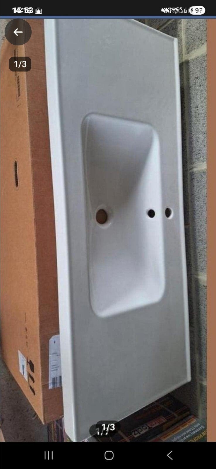nouveau lavabo, Maison & Meubles, Salle de bain | Salle de bain complète, Enlèvement