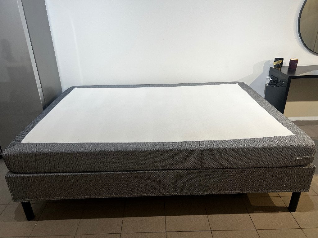 Boxspring, Ophalen, Tweepersoons, 140 cm, Zo goed als nieuw
