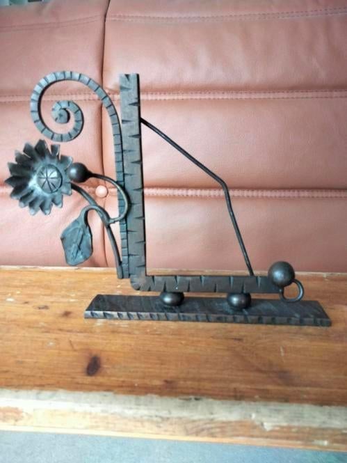 1920s Art Deco smeedijzer fotokader brocante, Antiek en Kunst, Ophalen of Verzenden