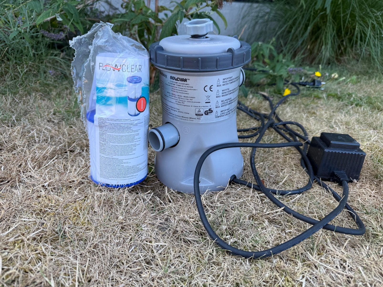 Filterpomp voor zwembadje, Tuin en Terras, Zwembaden, Ophalen, Zo goed als nieuw