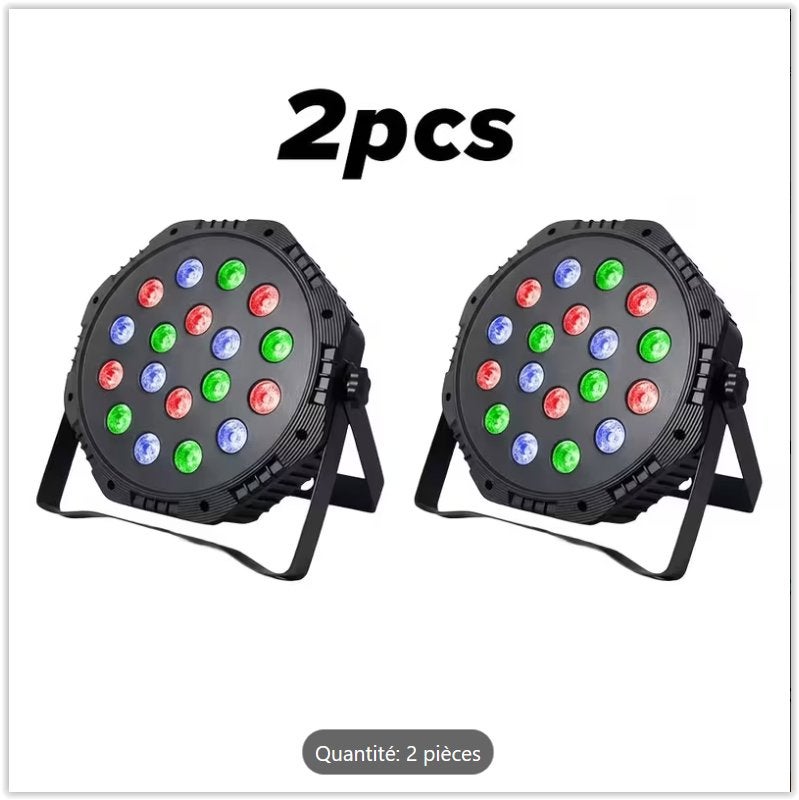 2 projecteur de fête avec prise USB, perles LED, Audio, Tv en Foto, Mode, LED, Nieuw, Ophalen of Verzenden