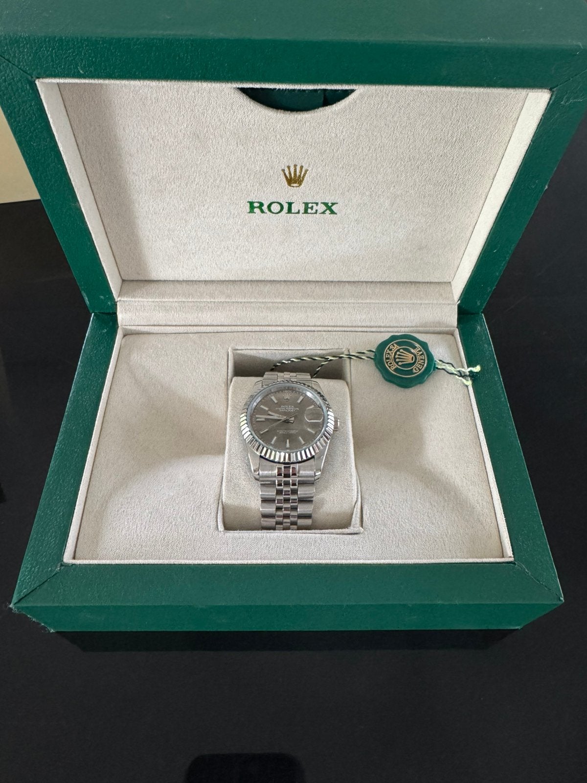 Rolex Datejust 36 – Complete Full Set, Bijoux, Sacs & Beauté, Montres | Hommes, Enlèvement ou Envoi, Comme neuf, Rolex