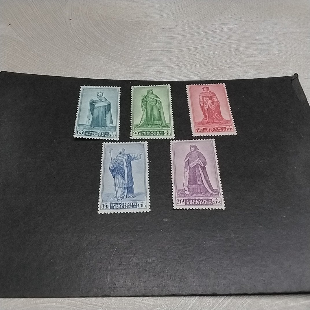 Charnière BELGIUM 751/755 avec coteau 45,00€, Enlèvement ou Envoi