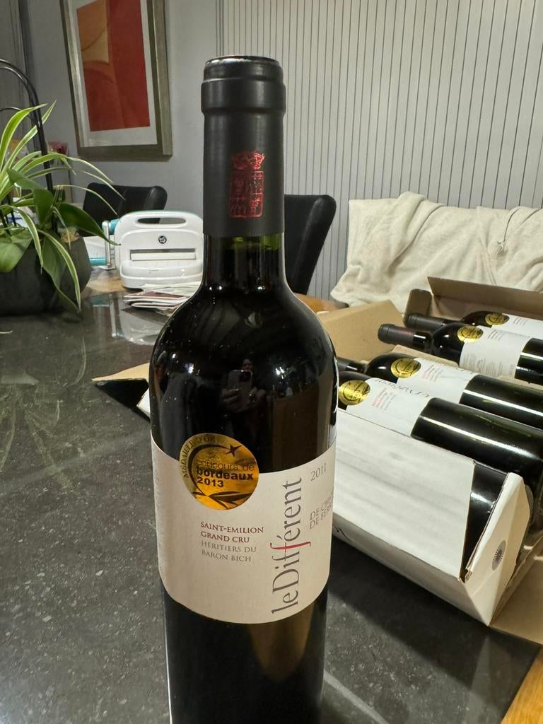 Vin rouge saint emilion grand cru 2011, Enlèvement, Comme neuf, Vin rouge