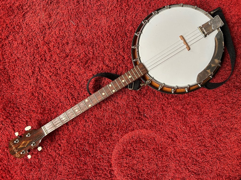 Banjo Popken Italië, Musique & Instruments, Enlèvement, Utilisé, Banjo ténor