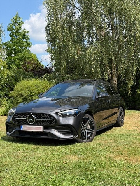 Mercedes-Benz C 300e - AMG Laser Burmester - REAL MAX OPTION, Autos, Argent ou Gris, Achat, Euro 6, Entretenue par le concessionnaire