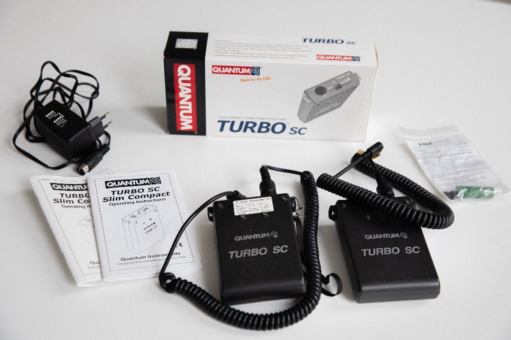 Quantum Turbo SC Slim compact - 2 stuks., Ophalen of Verzenden, Gebruikt, Canon, Canon