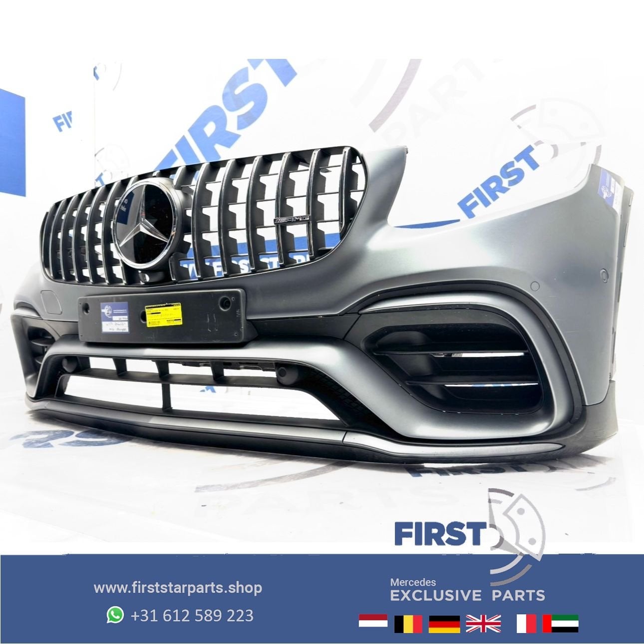A2538854202 W253 C253 GLC63 AMG VOORBUMPER Mercedes GLC 63 K, Utilisé, -, Avant, -