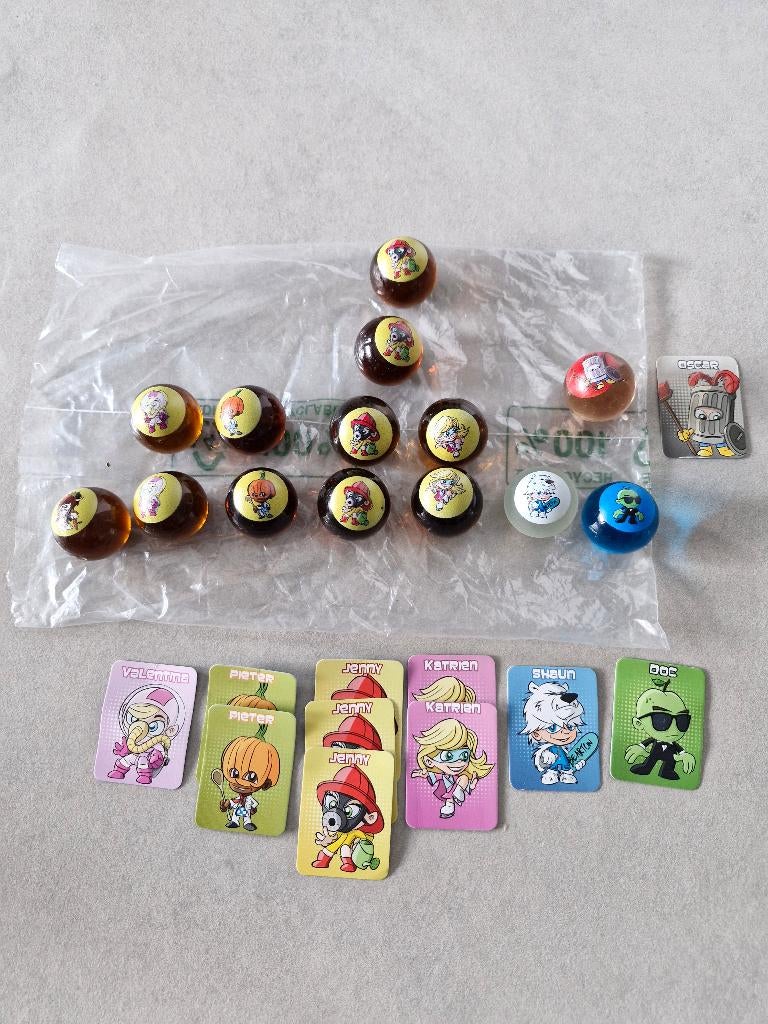knikkers Marble Mania Albert Heijn €0,50/st of €5/alles, Verzamelen, Supermarktacties, Albert Heijn, Ophalen of Verzenden