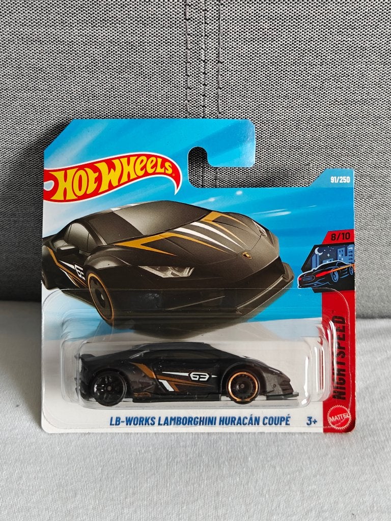 Hot Wheels LB-Works Lamborghini Huracan Coupé Zwart, Ophalen of Verzenden, Nieuw, Auto