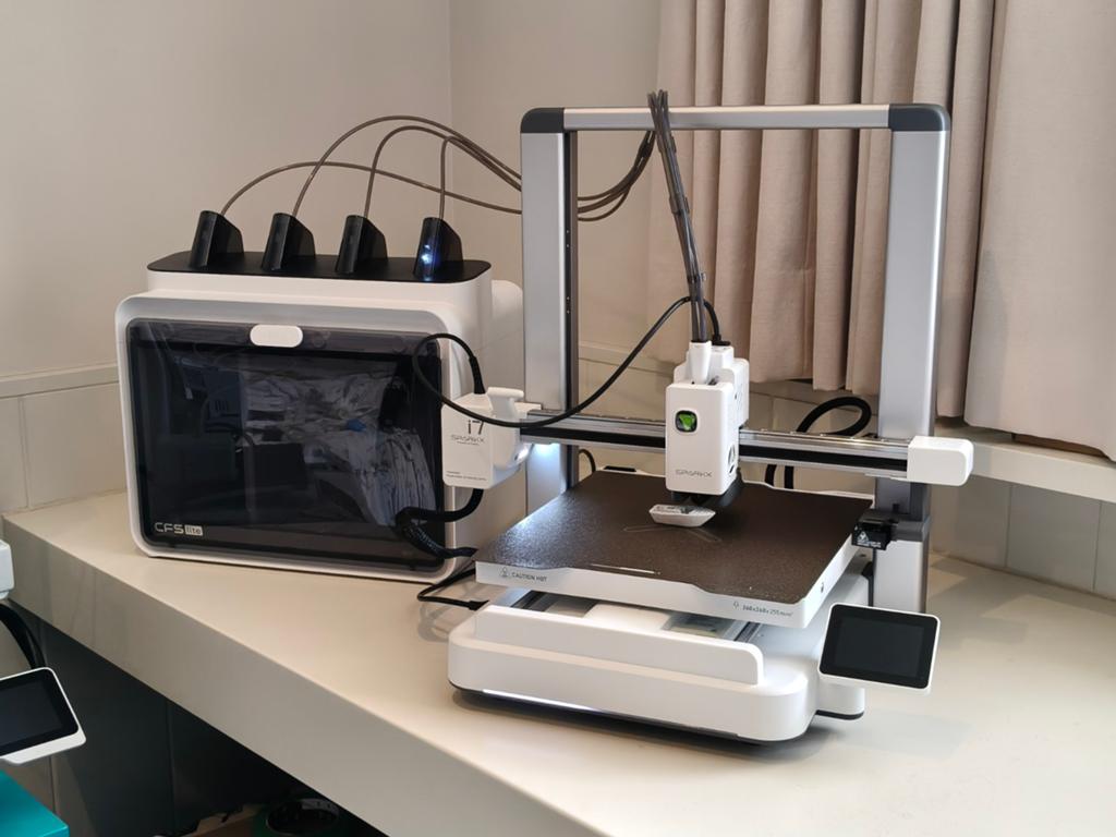 Creality Sparkx I7 Color Combo, Computers en Software, 3D Printers, Ophalen, Ingebouwde Wi-Fi, Zo goed als nieuw, Filament