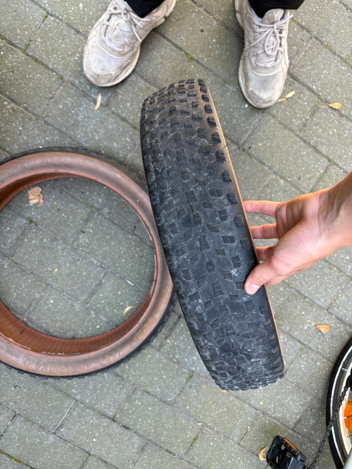 Fatbike banden gebruikt goed voor tijdelijk, Fietsen en Brommers, Ophalen