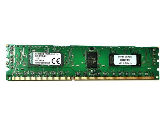 4GB 1Rx8 PC3-12800R DDR3-1600 ECC, Kingston KVR16R11S8/4KF