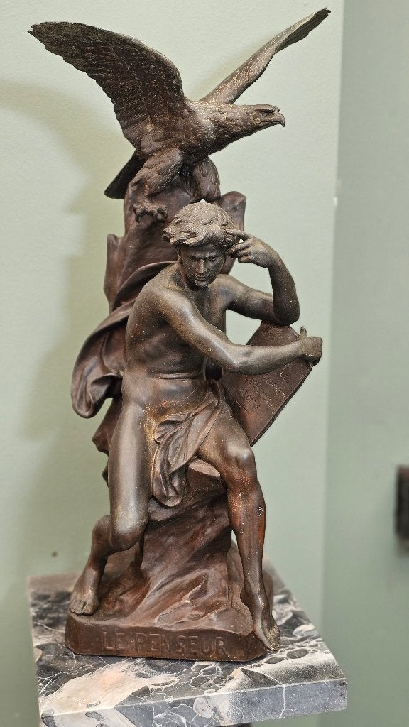 Bronze le penseur, Emile Louis PICAULT 62 em, Antiquités & Art, Enlèvement, Bronze