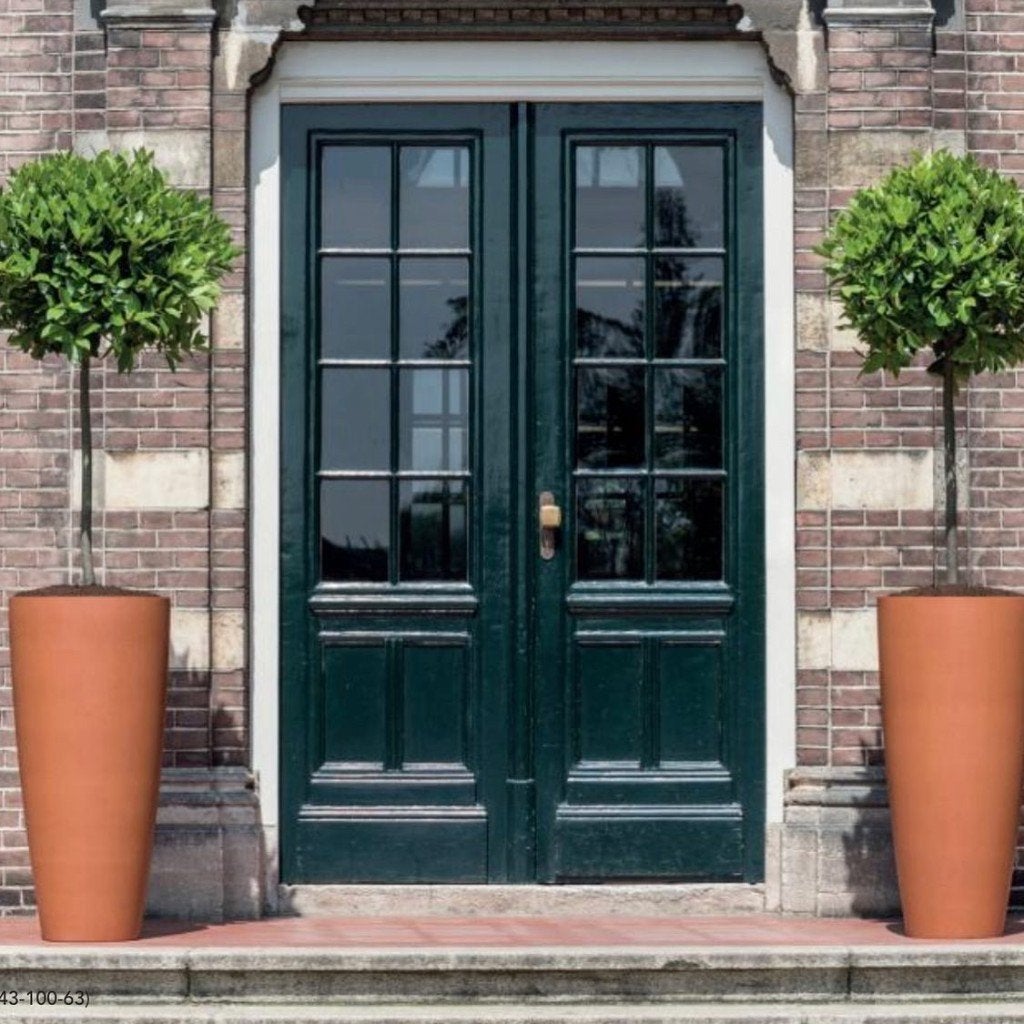Fiberstone bloembak DAX bloempot terracotta-look Plantenbak, 70 cm ou plus, 25 à 40 cm, Rond, Enlèvement