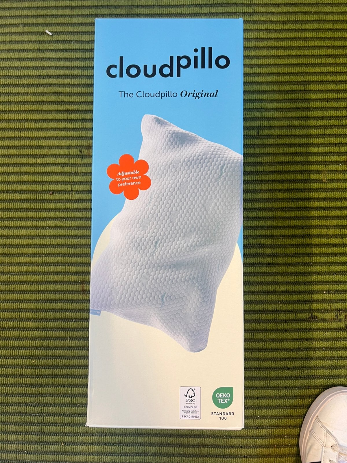 Cloudpillo Original (nieuw), Maison & Meubles, Chambre à coucher | Linge de lit, Neuf, Oreiller, Enlèvement ou Envoi, Une personne