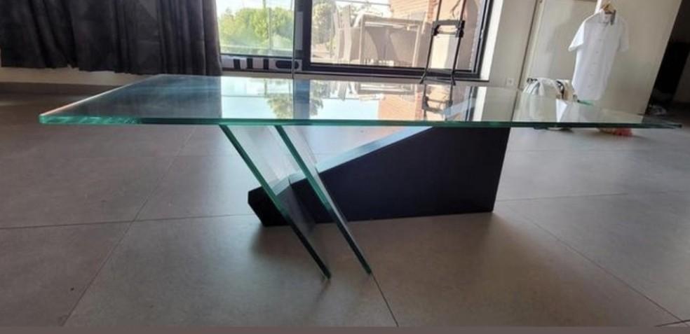 Mooie salontafel, Ophalen, Glas