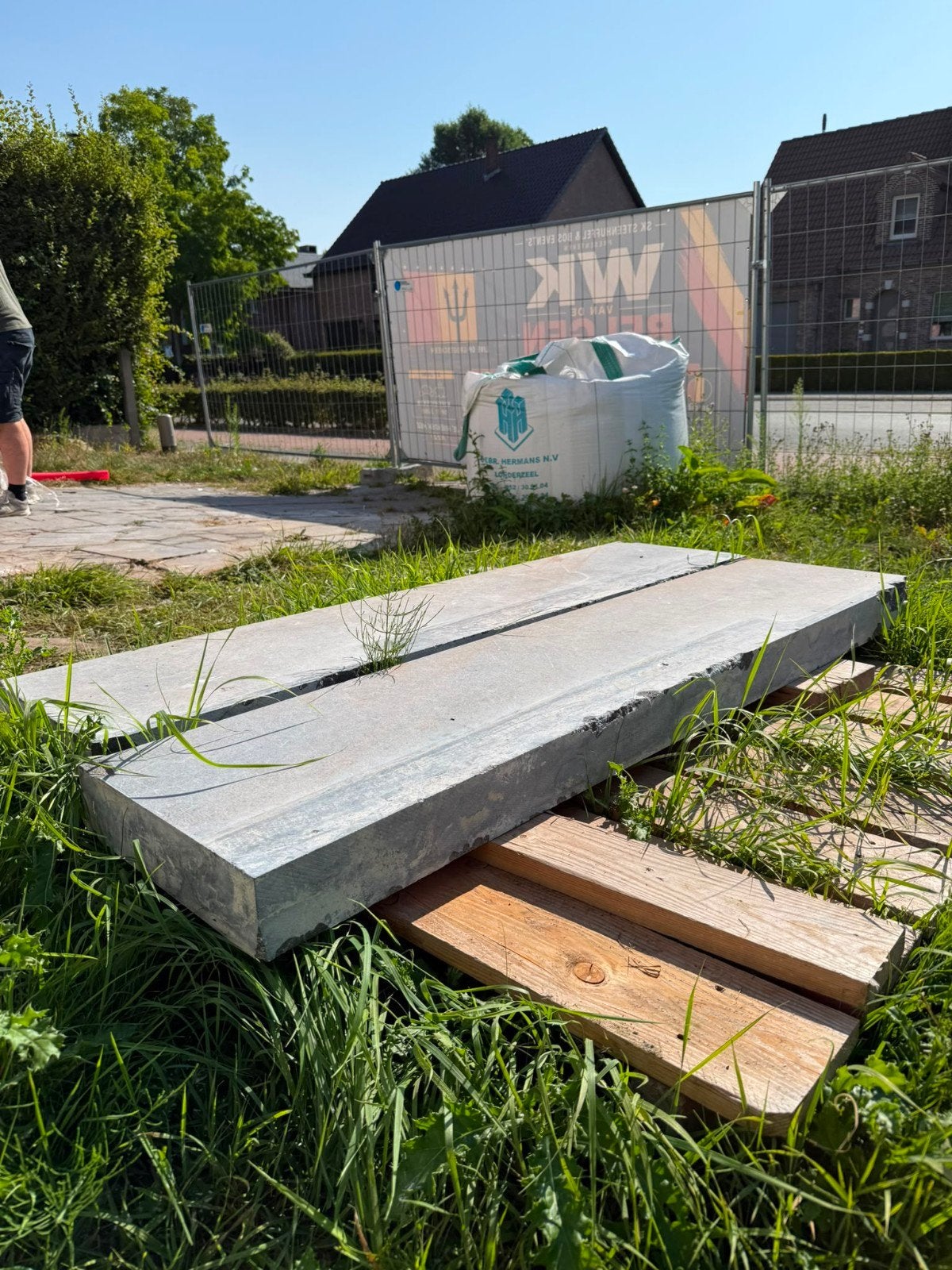 seuils en pierre bleue, Jardin & Terrasse, Enlèvement, Utilisé, Autres matériaux